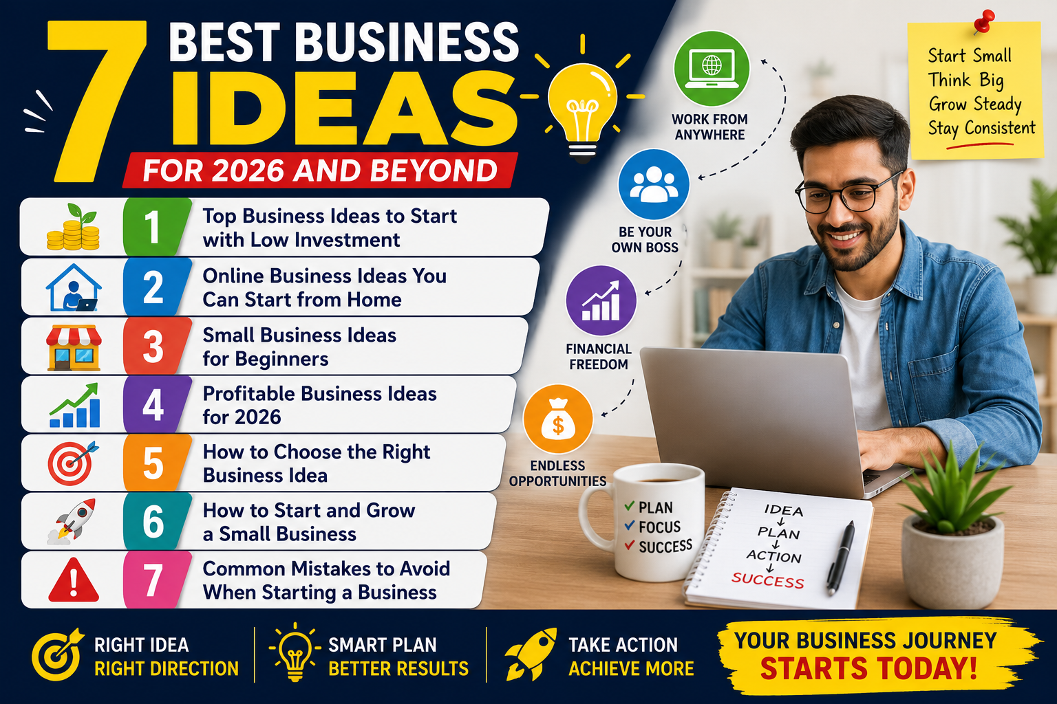 7 Best Business Ideas for 2026